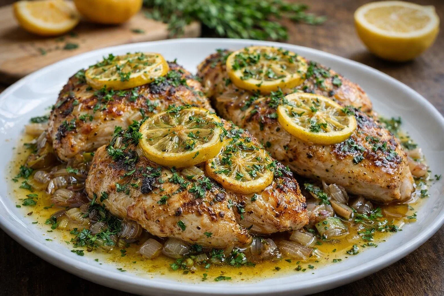 Lemon Shallot Chicken