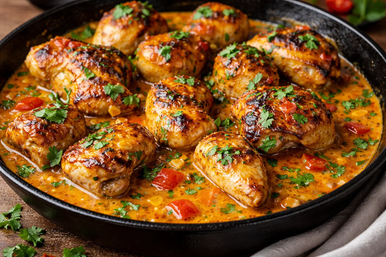 Spicy Brazilian Coconut Chicken